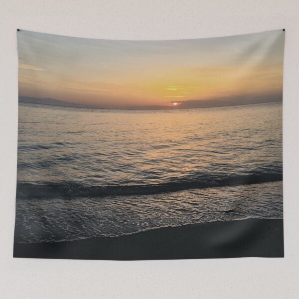 Item preview, Sunset Over The Ocean - Orange Sky designed and sold by Travelforever.