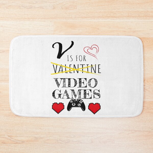 Item preview, V is for Valentine Video Games designed and sold by orangeblue21.