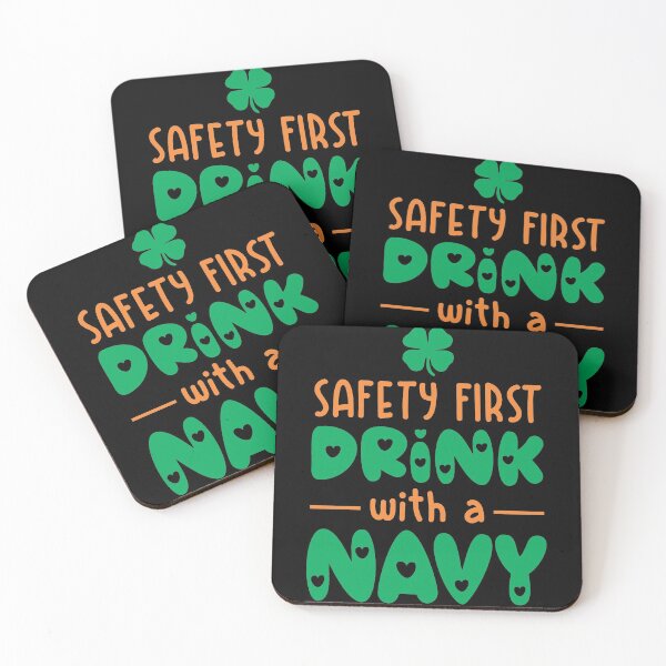 Item preview, safety first drink with a navy designed and sold by PUNCH ME IN SHOP.