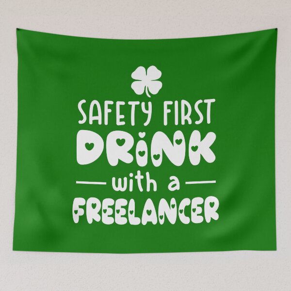 Item preview, safety first drink with a freelancer designed and sold by PUNCH ME IN SHOP.