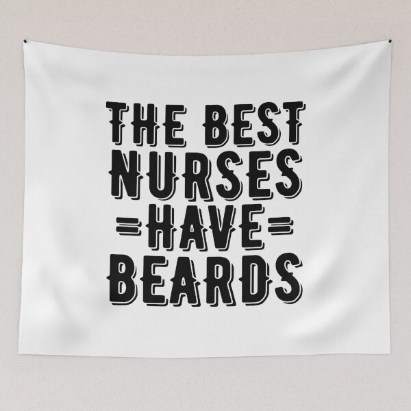 Item preview, The Best Nurses Have Beards designed and sold by Adel Qasem.