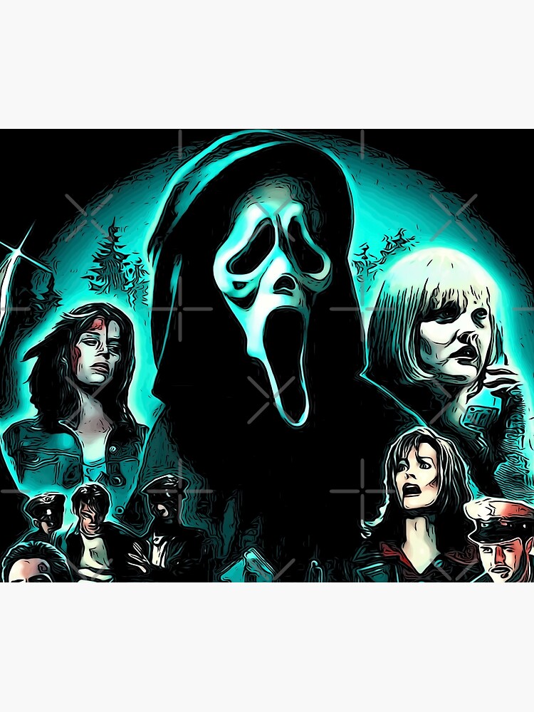 Ghostface Scream Tapestries for Sale