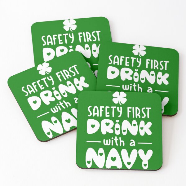 Item preview, safety first drink with a navy designed and sold by PUNCH ME IN SHOP.