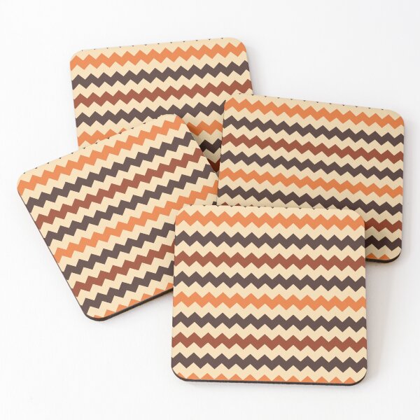 Item preview, Autumn Spices Chevron Art Design Pattern designed and sold by TKsTees.