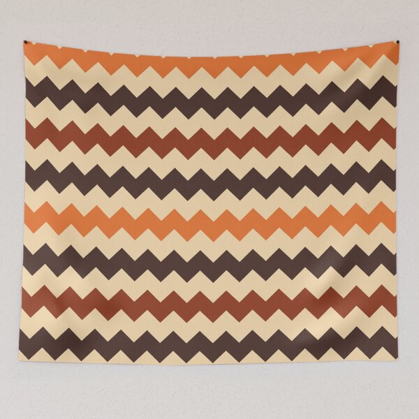 Item preview, Autumn Spices Chevron Art Design Pattern designed and sold by TKsTees.