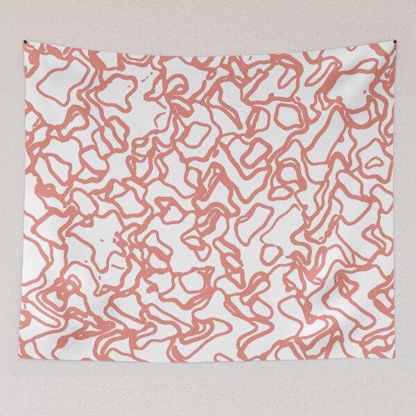 Item preview, Sutiles rastros de coral quemado Pantone designed and sold by AMGImpressions.