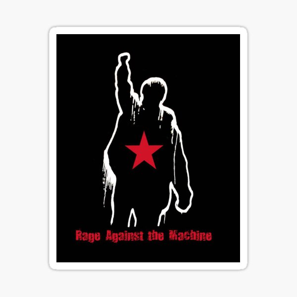 best new-design rage against the machine Sticker