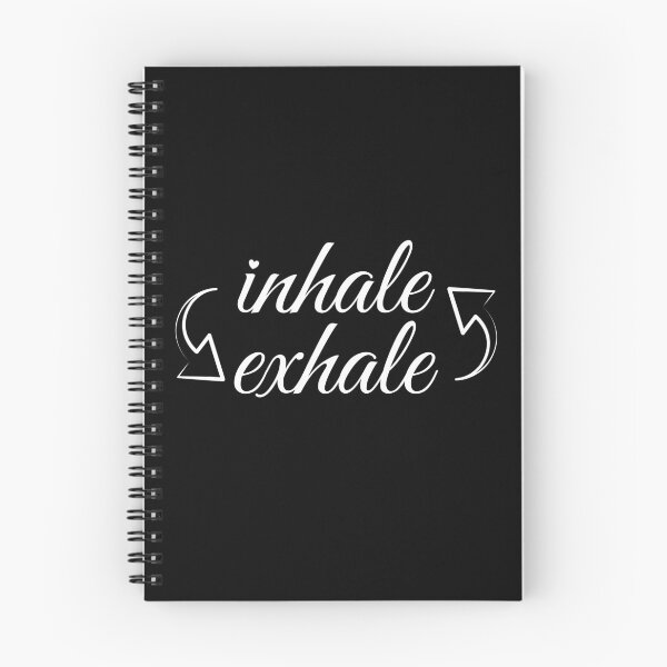 Item preview, Inhale exhale with black background  designed and sold by Ashtangayogairl.