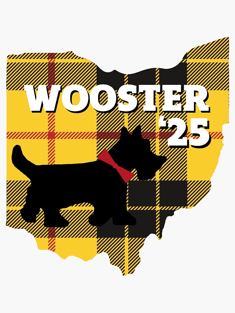 "College of Wooster Class of 2025" Sticker for Sale by emmahn | Redbubble