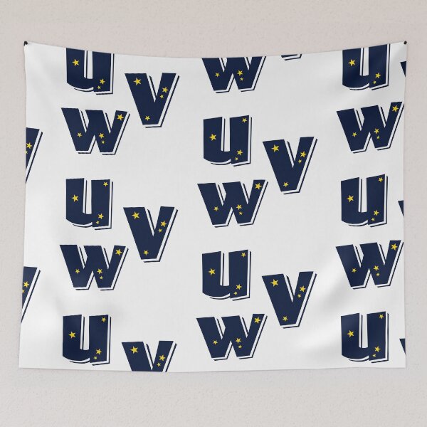 Item preview, Alphabet Stickers Pack Letter U Letter V Letter W Capital  designed and sold by KLINESTORE.