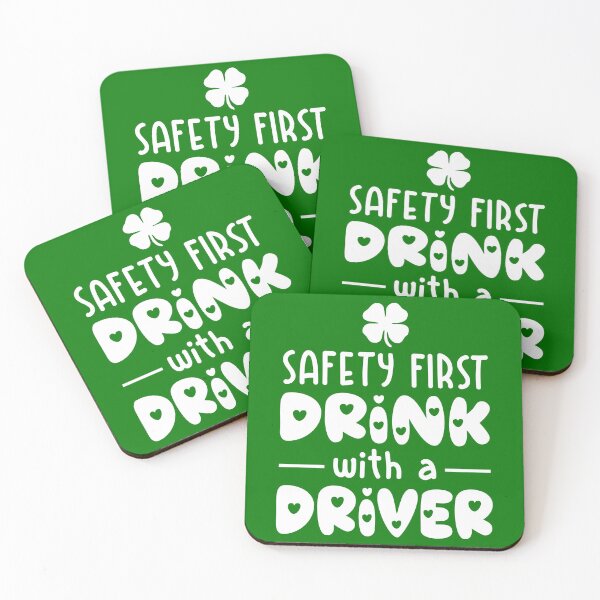 Item preview, safety first drink with a driver designed and sold by PUNCH ME IN SHOP.