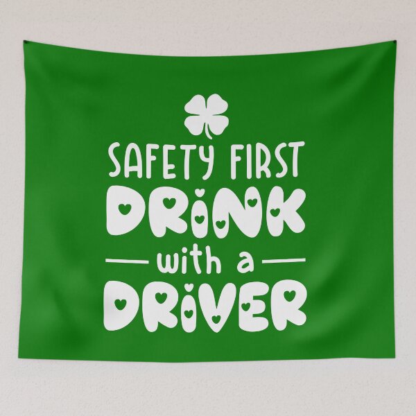 Item preview, safety first drink with a driver designed and sold by PUNCH ME IN SHOP.