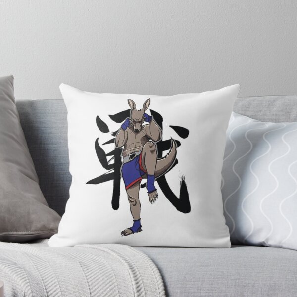 Item preview, Muay thai kangaroo with war symbol behind him. designed and sold by Njavart.