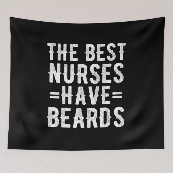 Item preview, The Best Nurses Have Beards designed and sold by Adel Qasem.
