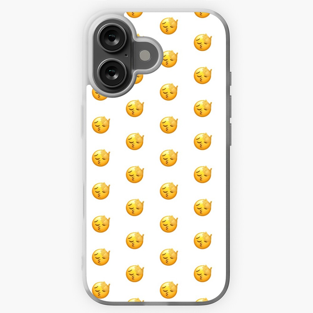Emoji with hand over face Sticker