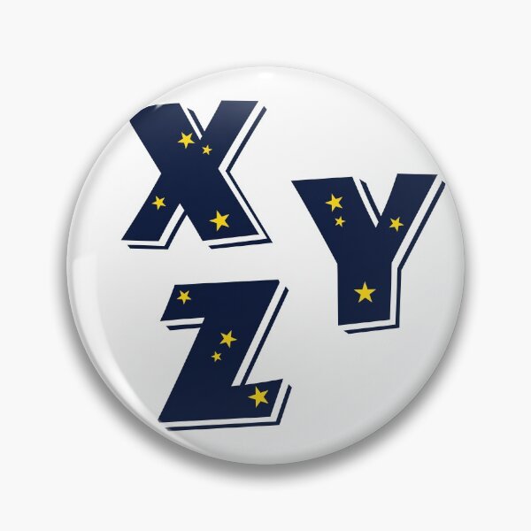 Item preview, Alphabet Stickers Pack Letter X Letter Y Letter Z Capital  designed and sold by KLINESTORE.