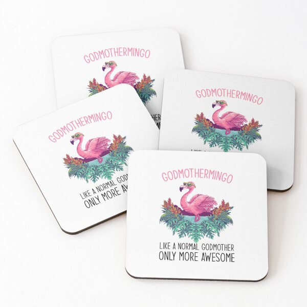 Item preview, Godmothermingo Like A Godmother Only Awesome Flamingo designed and sold by DanielleNicolet.