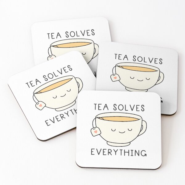 Item preview, tea solves everything designed and sold by swagnstickers.