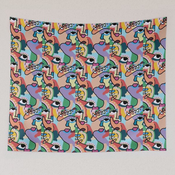 Item preview, Abstract face Design designed and sold by ashshaiv.