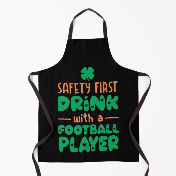 Item preview, safety first drink with a football player designed and sold by PUNCH ME IN SHOP.