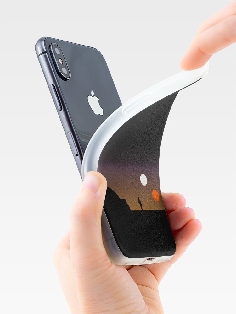 Alternate view of The Double Sunset... iPhone Case & Cover