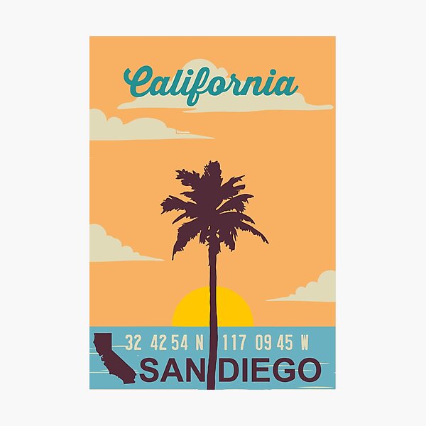 San Diego - California. Photographic Print