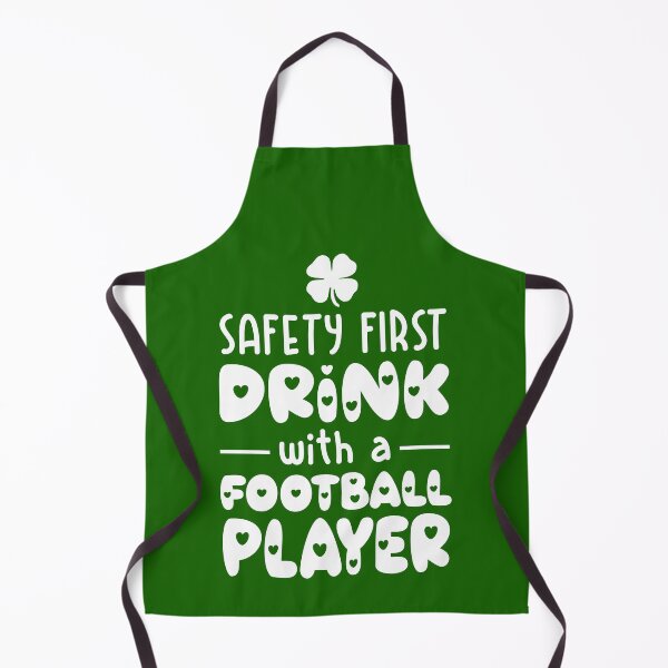 Item preview, safety first drink with a football player designed and sold by PUNCH ME IN SHOP.