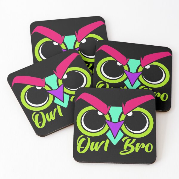 Artikelvorschau, Eule Bro # 2 entworfen und verkauft von Animal Gifts For Animal Lovers.
