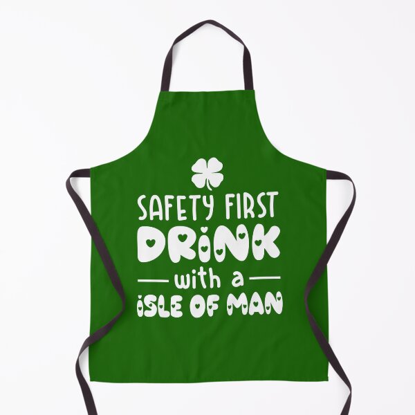 Item preview, safety first drink with a isle of man designed and sold by PUNCH ME IN SHOP.