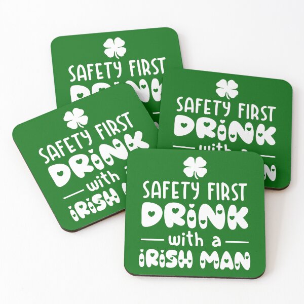 Item preview, safety first drink with a irish man designed and sold by PUNCH ME IN SHOP.