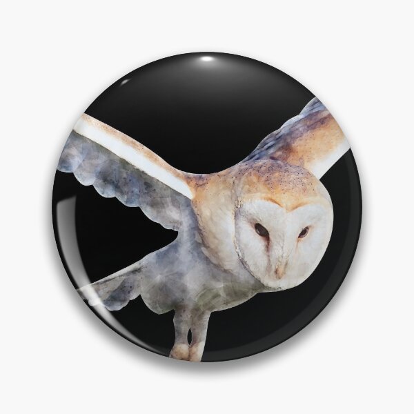 Item preview, Barn Owl Watercolor Sticker designed and sold by Typeglyphs.