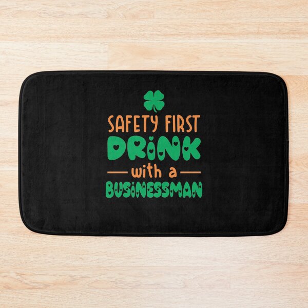 Item preview, safety first drink with a businessman designed and sold by PUNCH ME IN SHOP.