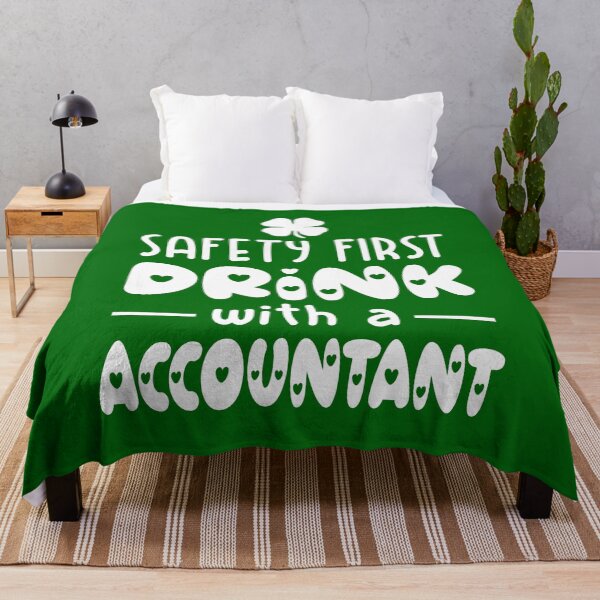 Item preview, safety first drink with a accountant designed and sold by PUNCH ME IN SHOP.