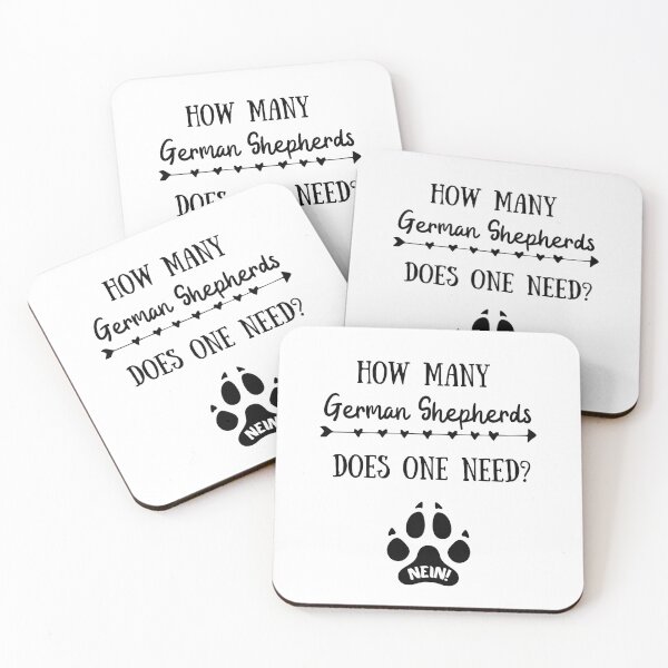 Item preview, How Many German Shepherds Does One Need? | German Shepherd Gift | designed and sold by Presto Prints Design.