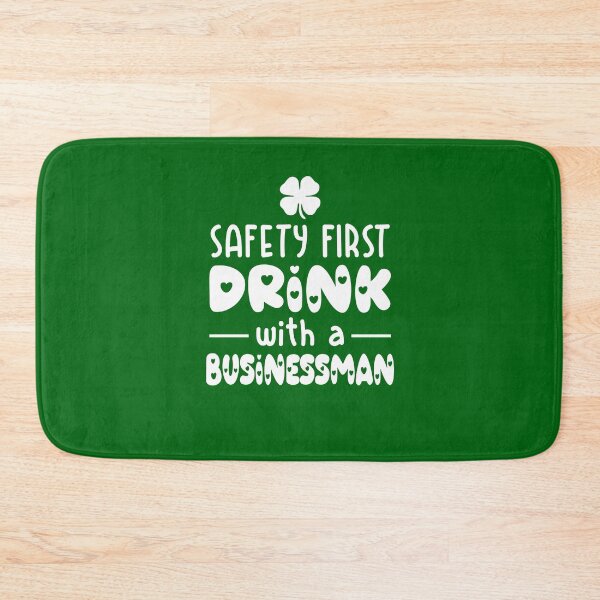 Item preview, safety first drink with a businessman designed and sold by PUNCH ME IN SHOP.