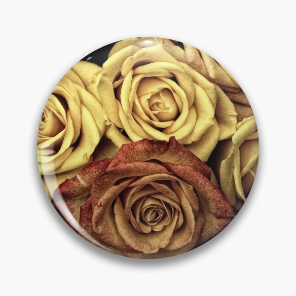 Artikelvorschau, Goldene Rose mit kontrastierender Bronze entworfen und verkauft von IslandDrip.