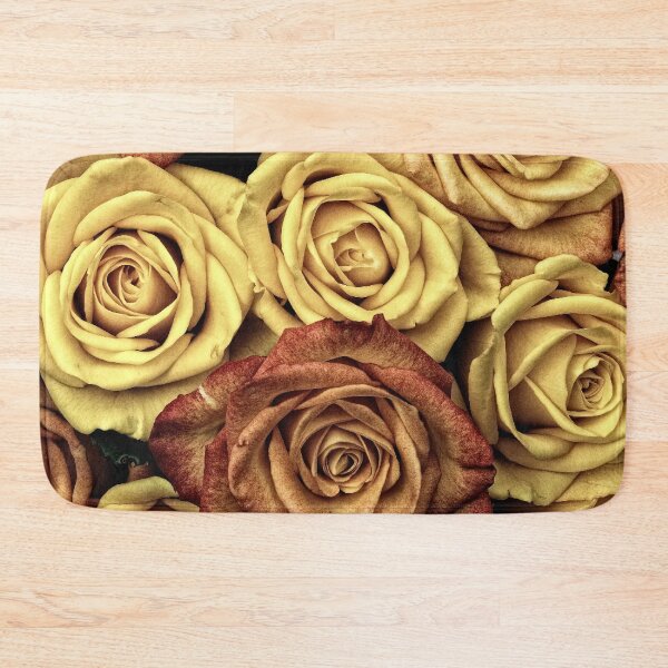 Artikelvorschau, Goldene Rose mit kontrastierender Bronze entworfen und verkauft von IslandDrip.