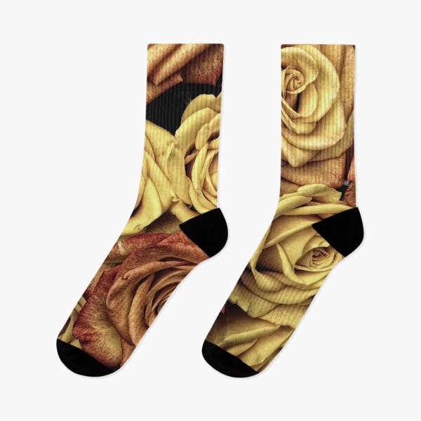 Artikelvorschau, Goldene Rose mit kontrastierender Bronze entworfen und verkauft von IslandDrip.