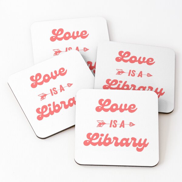 Item preview, Love Is A Library | Library Design | Gift For Bookworm designed and sold by Presto Prints Design.