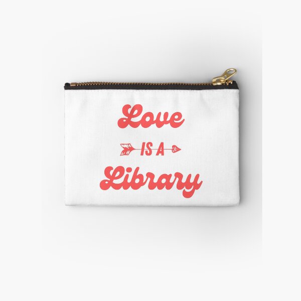 Item preview, Love Is A Library | Library Design | Gift For Bookworm designed and sold by Presto Prints Design.