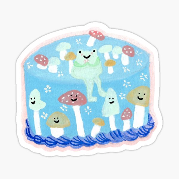 wallpapers Mushroom Cake Frog Cake Aesthetic redbubble
