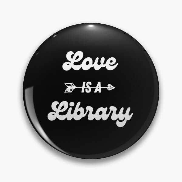 Item preview, Love Is A Library | Library Design | Gift For Bookworm designed and sold by Presto Prints Design.