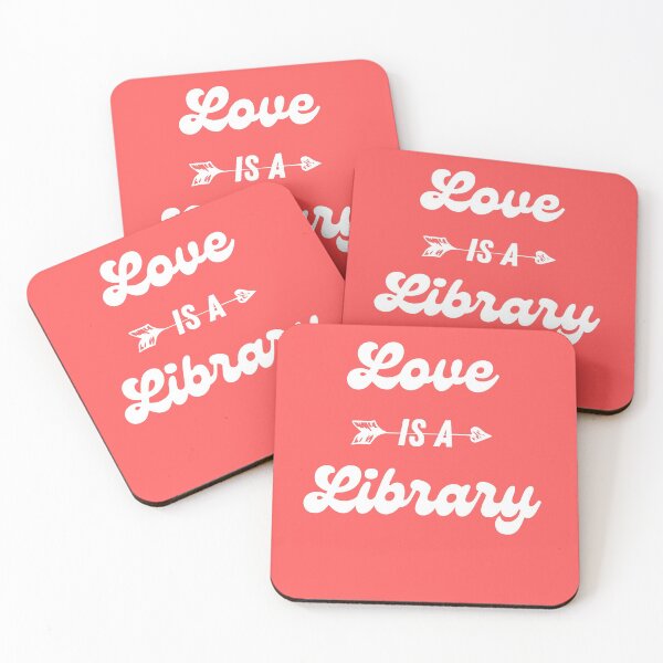 Item preview, Love Is A Library | Library Design | Gift For Bookworm designed and sold by Presto Prints Design.