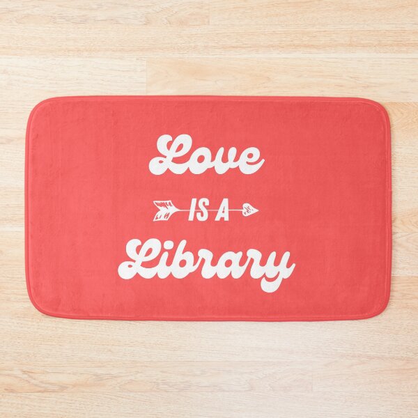 Item preview, Love Is A Library | Library Design | Gift For Bookworm designed and sold by Presto Prints Design.