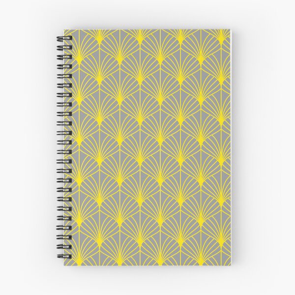 Item preview, Art Deco Fan - Illuminating Yellow & Ultimate Gray designed and sold by NolkDesign.