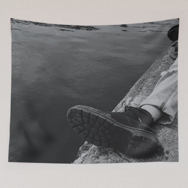 Item preview, B&W Down by the Lake designed and sold by irideae.