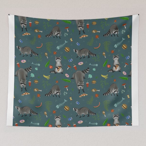 Item preview, Raccoon Trash Party  designed and sold by Dyrs-Hjarta-Art.