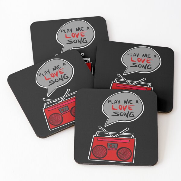 Item preview, Play Me A Love Song - Red Boombox designed and sold by that5280lady.