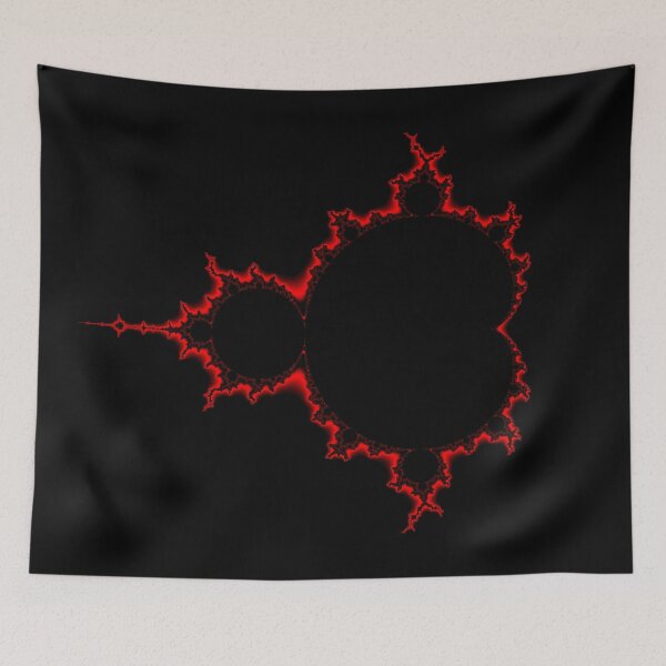 Item preview, Red Outline Mandelbrot designed and sold by Rupert Russell.