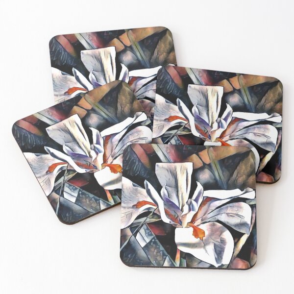 Item preview, White Iris designed and sold by ArtlyStudio.